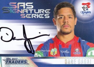 2017 NRL Traders Authentic SAS Signature - SASS08 Dane Gagai Newcastle Knights
