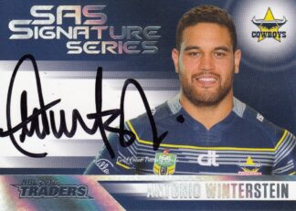 2017 NRL Traders Authentic SAS Signature - SASS09 Antonio Winterstein North QLD Cowboys