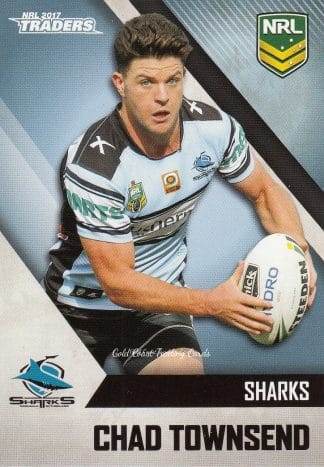 2017 NRL Traders Common Card - Base 040 Chad Townsend Cronulla Sharks