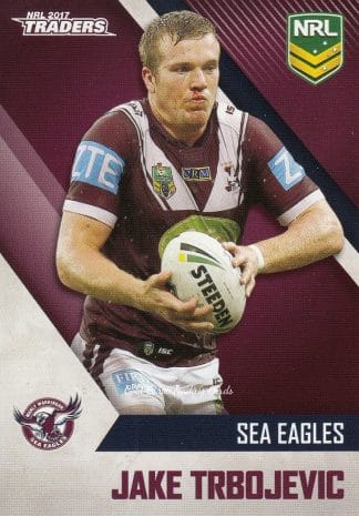 2017 NRL Traders Common Card - Base 059 Jake Trbojevic Manly Sea Eagles