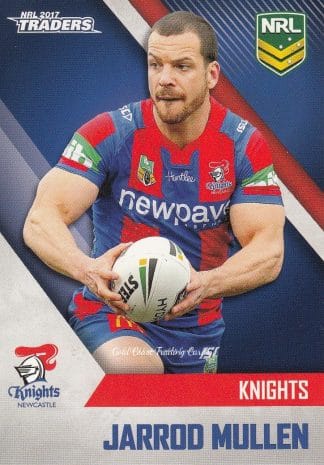 2017 NRL Traders Common Card - Base 076 Jarrod Mullen Newcastle Knights