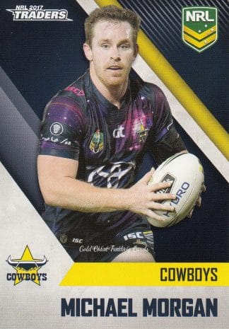 2017 NRL Traders Common Card - Base 086 Michael Morgan North QLD Cowboys