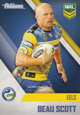 2017 NRL Traders Common Card - Base 099 Beau Scott Parramatta Eels