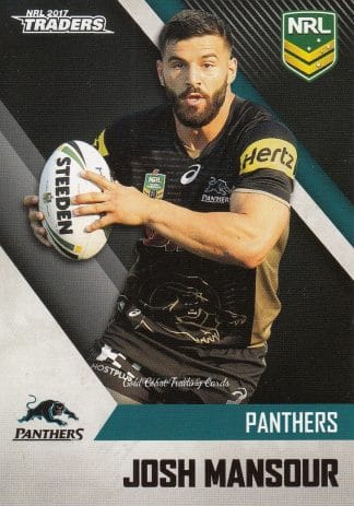 2017 NRL Traders Common Card - Base 106 Josh Mansour Penrith Panthers