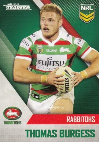2017 NRL Traders Common Card - Base 114 Thomas Burgess South Sydney Rabbitohs