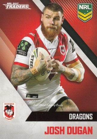 2017 NRL Traders Common Card - Base 125 Josh Dugan St George Dragons