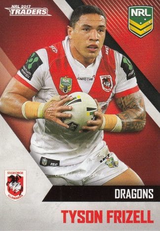 2017 NRL Traders Common Card - Base 126 Tyson Frizell St George Dragons