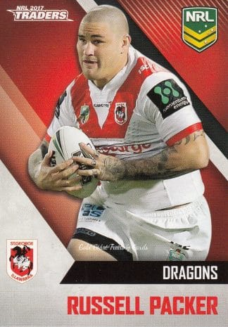 2017 NRL Traders Common Card - Base 127 Russell Packer St George Dragons