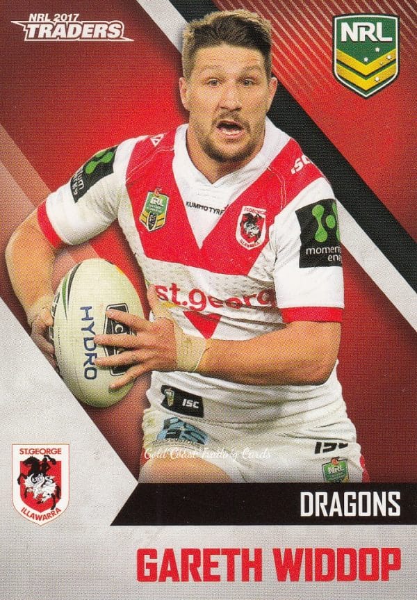 2017 NRL Traders Common Card - Base 130 Gareth Widdop St George Dragons