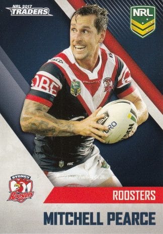 2017 NRL Traders Common Card - Base 139 Mitchell Pearce Sydney Roosters