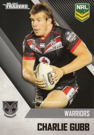 2017 NRL Traders Common Card - Base 143 Charlie Gubb Warriors