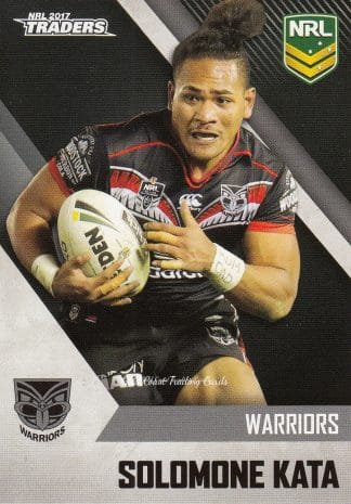 2017 NRL Traders Common Card - Base 146 Solomone Kata Warriors