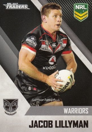 2017 NRL Traders Common Card - Base 147 Jacob Lillyman Warriors