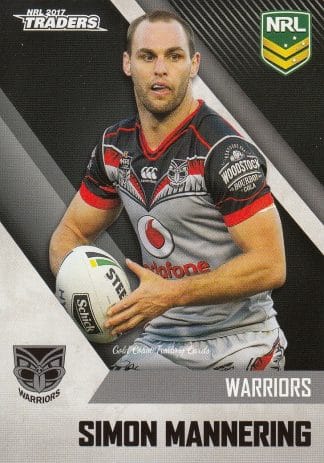 2017 NRL Traders Common Card - Base 149 Simon Mannering Warriors