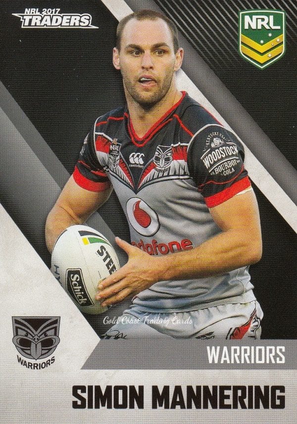 2017 NRL Traders Common Card - Base 149 Simon Mannering Warriors