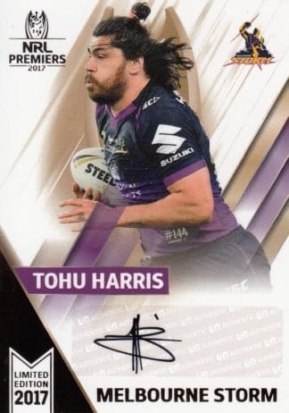 2017 NRL Premiers Signature Series - SPC13 Tohu Harris Melbourne Storm