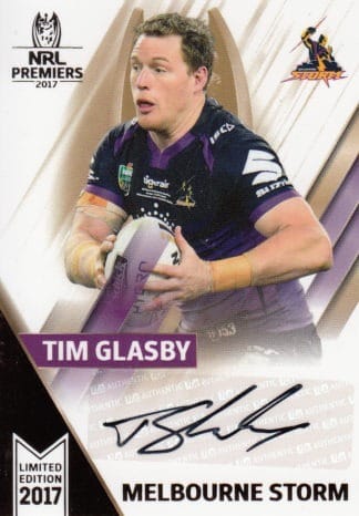 2017 NRL Premiers Signature Series - SPC16 Tim Glasby Melbourne Storm