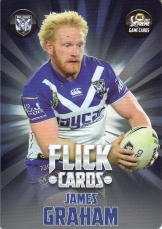2017 NRL Xtreme Flick Cards - FC03 James Graham Canterbury Bulldogs