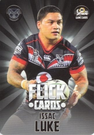2017 NRL Xtreme Flick Cards - FC15 Issac Luke Warriors