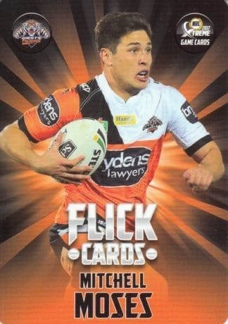 2017 NRL Xtreme Flick Cards - FC16 Mitchell Moses Wests Tigers