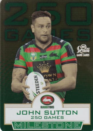 2017 NRL Xtreme Milestone - M2 John Sutton South Sydney Rabbitohs