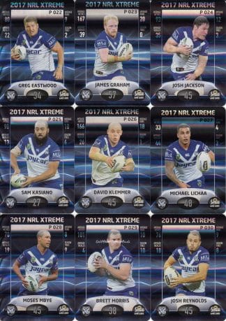 2017 NRL Xtreme Parallel Team Set - Canterbury Bulldogs