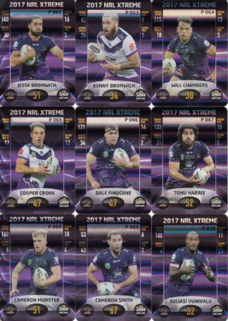 2017 NRL Xtreme Parallel Team Set - Melbourne Storm