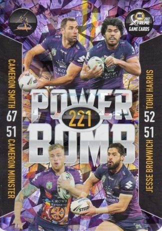 2017 NRL Xtreme Power Bomb Team - PB07 Melbourne Storm