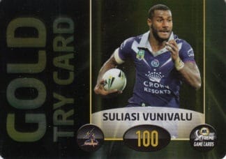 2017 NRL Xtreme Power Cards - PC01 Suliasi Vunivalu Melbourne Storm