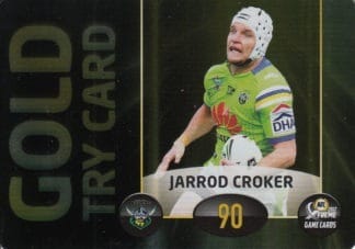 2017 NRL Xtreme Power Cards - PC05 Jarrod Croker Canberra Raiders