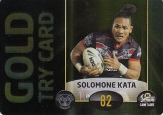 2017 NRL Xtreme Power Cards - PC08 Solomone Kata Warriors