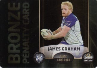 2017 NRL Xtreme Power Cards - PC11 James Graham Canterbury Bulldogs