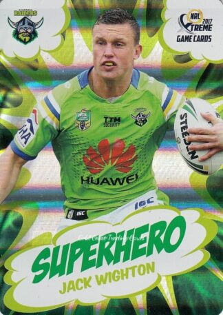 2017 NRL Xtreme Superhero - SH04 Jack Wighton Canberra Raiders