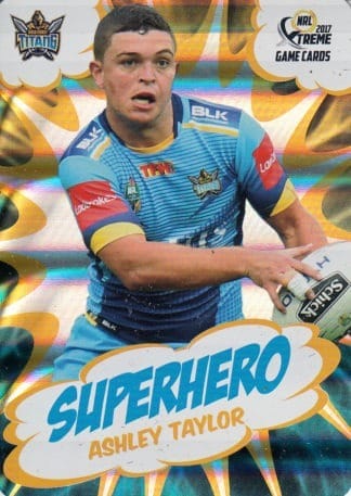 2017 NRL Xtreme Superhero - SH10 Ashley Taylor Gold Coast Titans