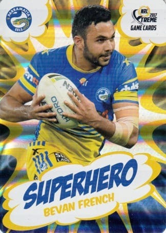 2017 NRL Xtreme Superhero - SH20 Bevan French Parramatta Eels