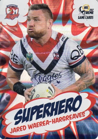 2017 NRL Xtreme Superhero - SH28 Jared Waerea-Hargreaves Sydney Roosters