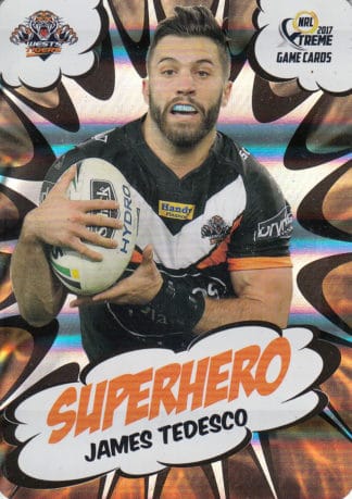 2017 NRL Xtreme Superhero - SH32 James Tedesco Wests Tigers