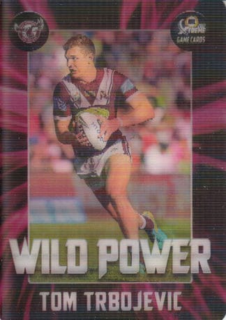 2017 NRL Xtreme Wild Power - WP06 Tom Trbojevic Manly Sea Eagles