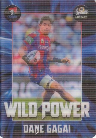 2017 NRL Xtreme Wild Power - WP08 Dane Gagai Newcastle Knights