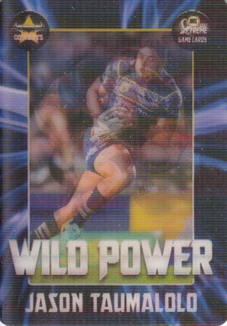 2017 NRL Xtreme Wild Power - WP09 Jason Taumalolo North QLD Cowboys
