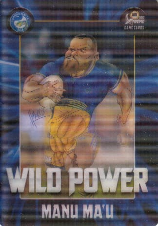 2017 NRL Xtreme Wild Power - WP10 Manu Ma'u Parramatta Eels