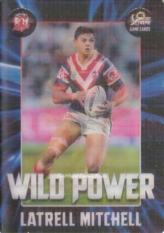 2017 NRL Xtreme Wild Power - WP14 Latrell Mitchell Sydney Roosters