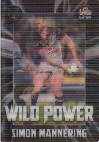 2017 NRL Xtreme Wild Power - WP15 Simon Mannering Warriors