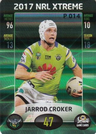 2017 NRL Xtreme Parallels - P014 Jarrod Croker Canberra Raiders