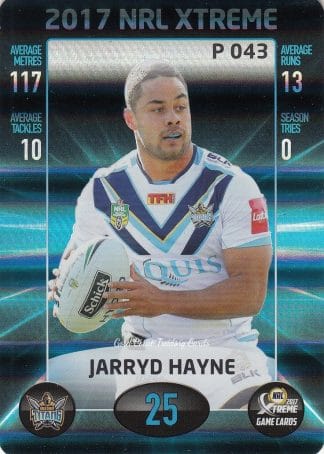 2017 NRL Xtreme Parallels - P043 Jarryd Hayne Gold Coast Titans