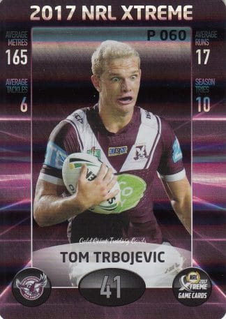 2017 NRL Xtreme Parallels - P060 Tom Trbojevic Manly Sea Eagles