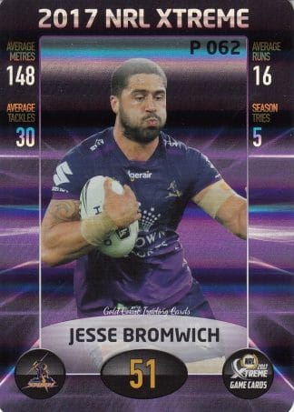 2017 NRL Xtreme Parallels - P062 Jesse Bromwich Melbourne Storm