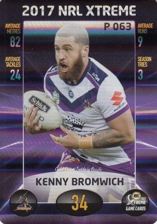 2017 NRL Xtreme Parallels - P063 Kenny Bromwich Melbourne Storm