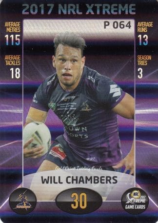 2017 NRL Xtreme Parallels - P064 Will Chambers Melbourne Storm