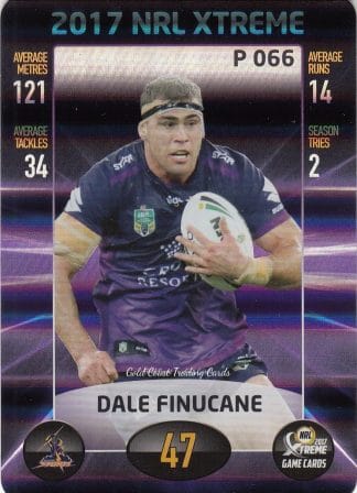 2017 NRL Xtreme Parallels - P066 Dale Finucane Melbourne Storm
